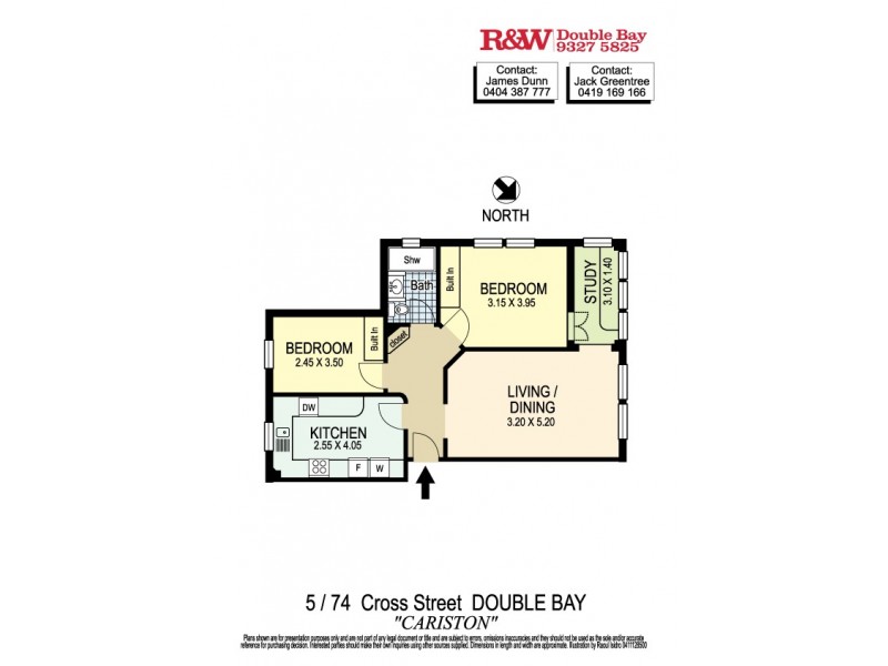 5/74 Cross Street, Double Bay NSW 2028 Floorplan