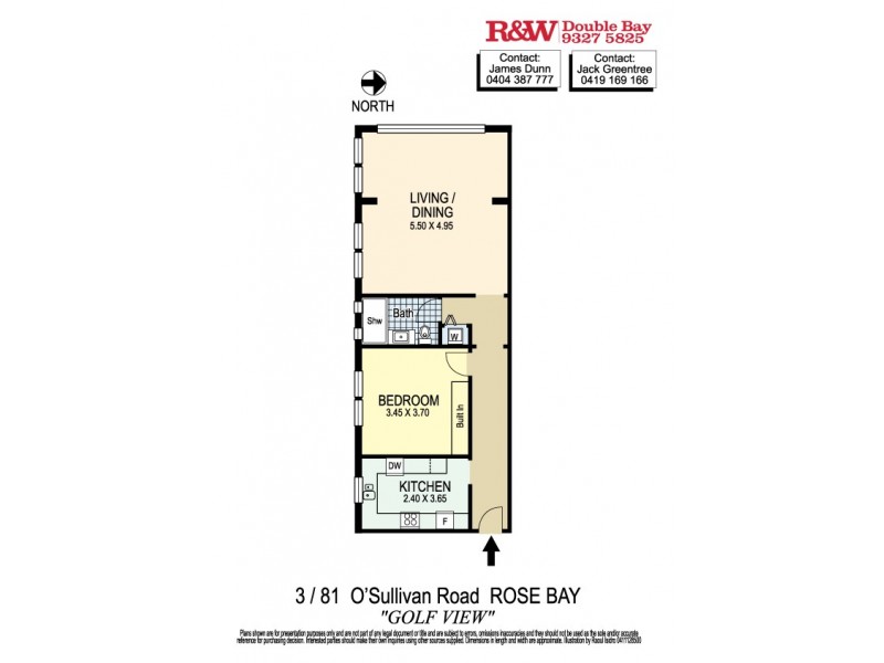 3/81 O’Sullivan Road, Rose Bay NSW 2029 Floorplan