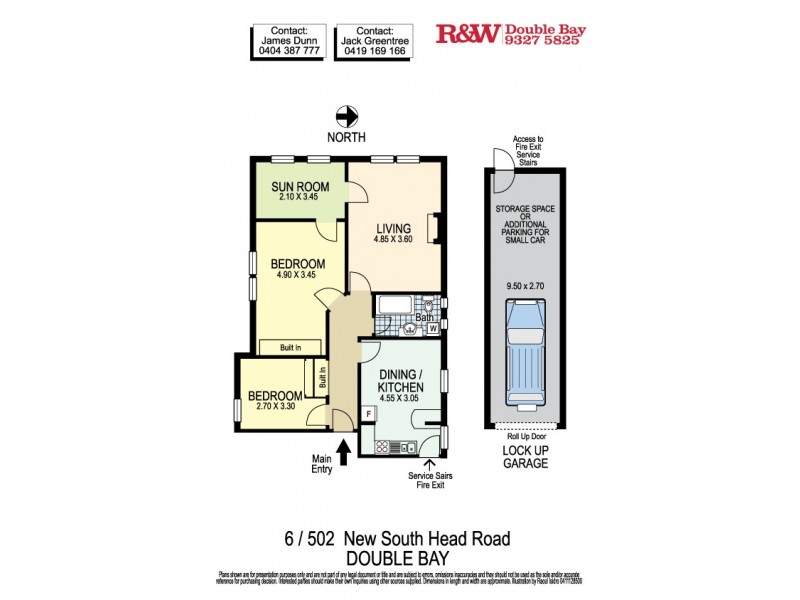 6/502 New South Head Road, Double Bay NSW 2028 Floorplan