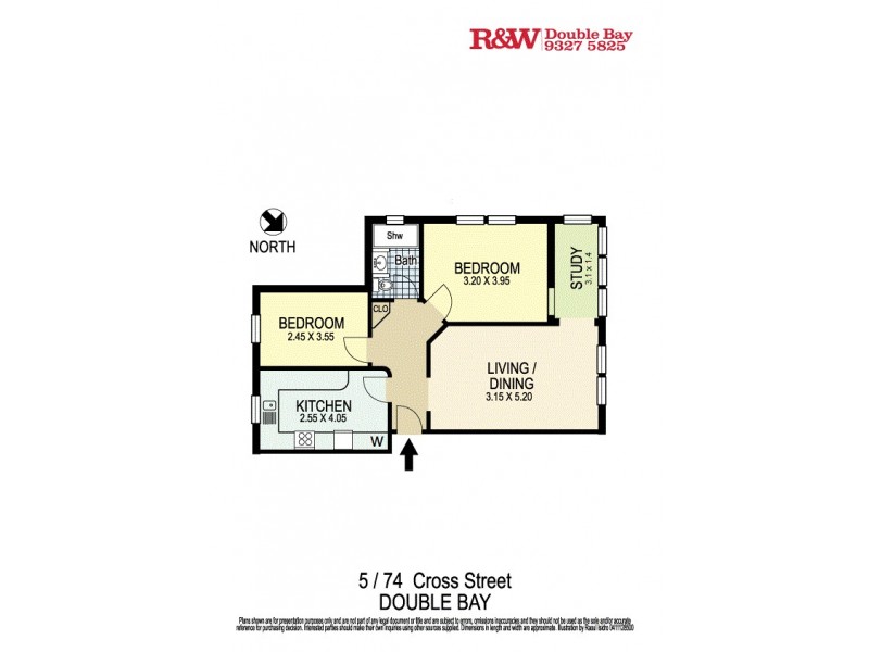 5/74 Cross Street, Double Bay NSW 2028 Floorplan