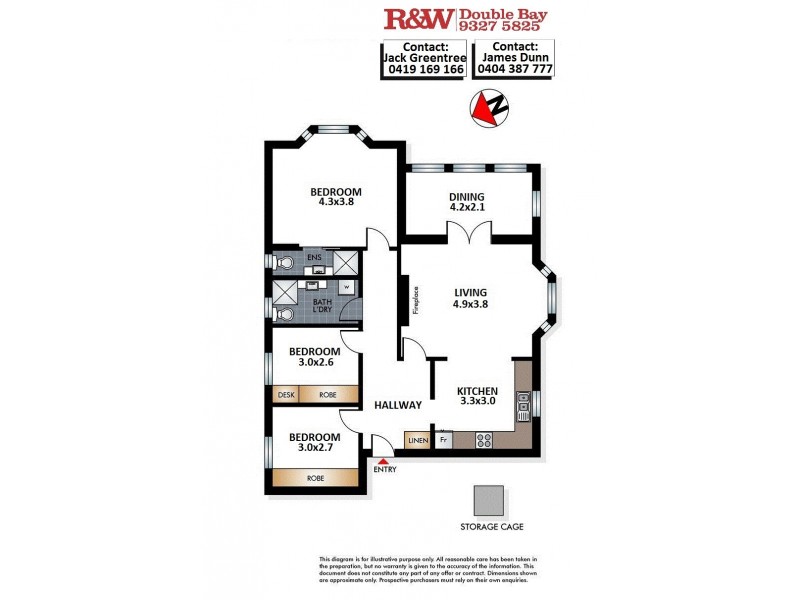 5/490 New South Head Road, Double Bay NSW 2028 Floorplan