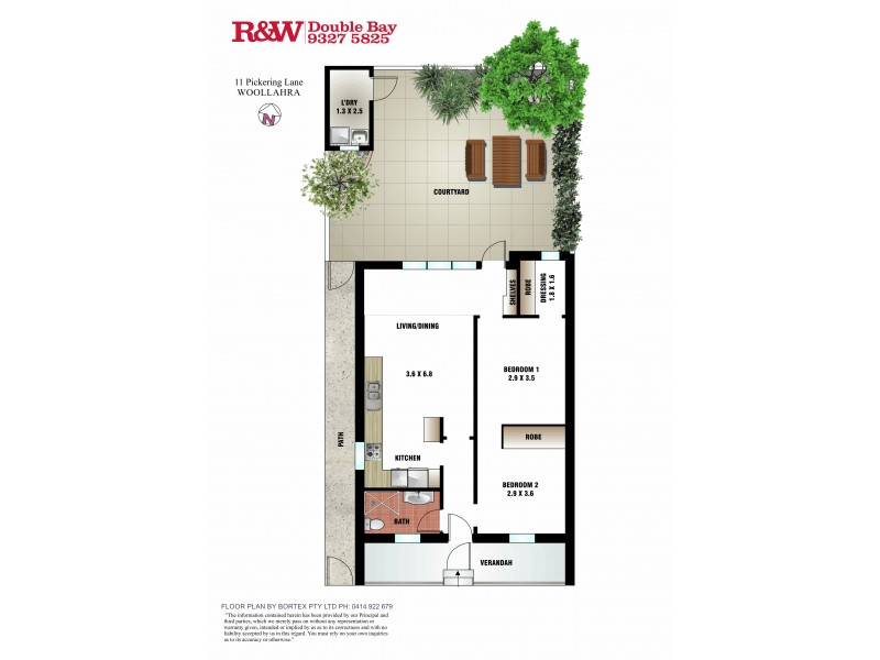 11 Pickering Lane, Woollahra NSW 2025 Floorplan