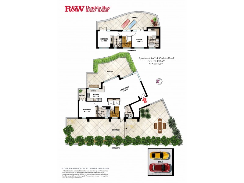 3/14 Carlotta Road, Double Bay NSW 2028 Floorplan