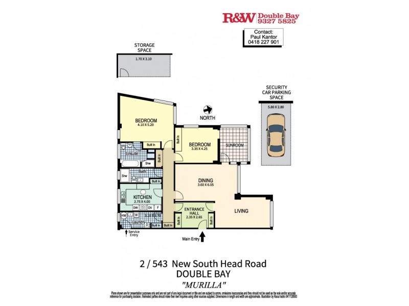 2/543 New South Head Road, Double Bay NSW 2028 Floorplan
