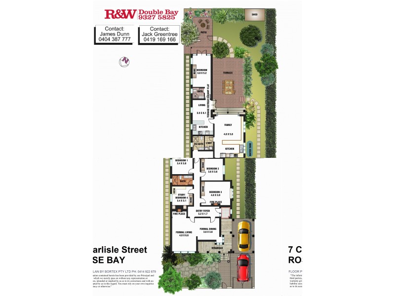 7 Carlisle Street, Rose Bay NSW 2029 Floorplan