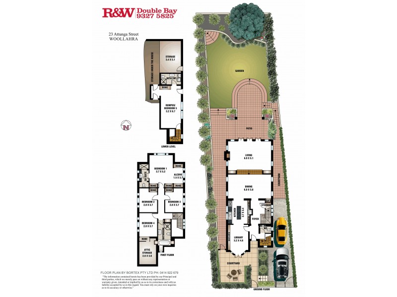 23 Attunga Street, Woollahra NSW 2025 Floorplan
