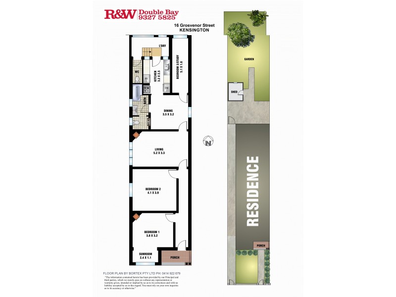 16 Grosvenor Street, Kensington NSW 2033 Floorplan
