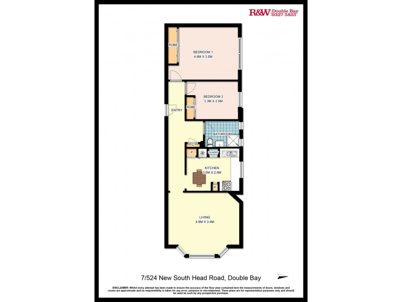 7/524 New South Head Road, Double Bay NSW 2028 Floorplan