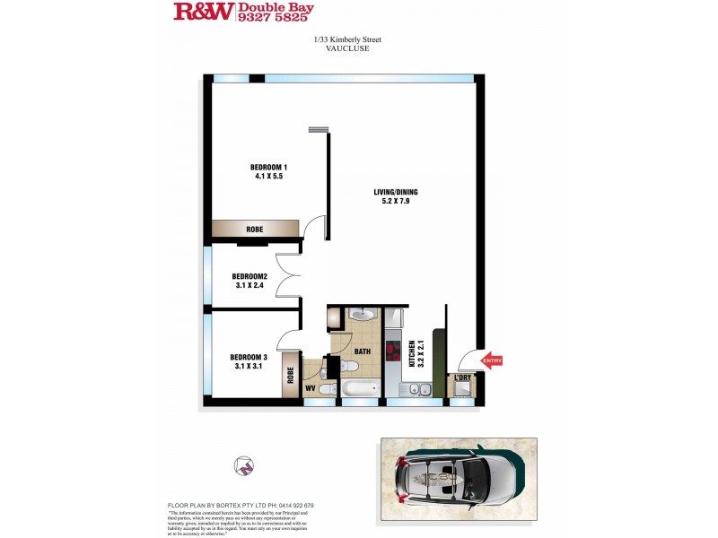 1/33 Kimberley Street, Vaucluse NSW 2030