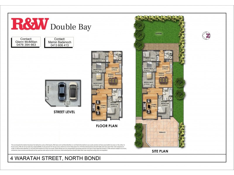 4 Waratah Street, North Bondi NSW 2026 Floorplan