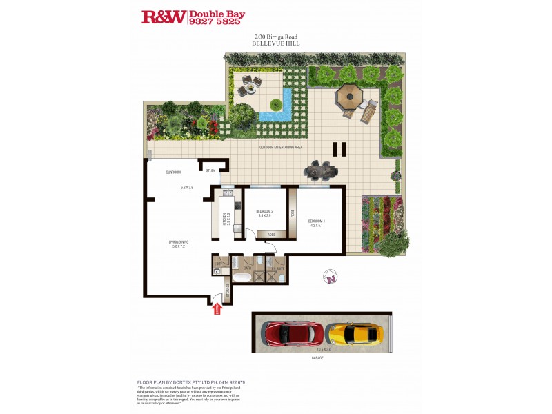2/30-32 Birriga Road, Bellevue Hill NSW 2023 Floorplan