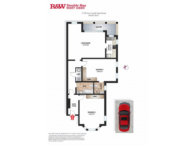 2/780 New South Head Road, Rose Bay NSW 2029 Floorplan