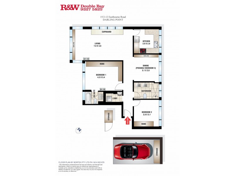 15/2-12 Eastbourne Road, Darling Point NSW 2027 Floorplan