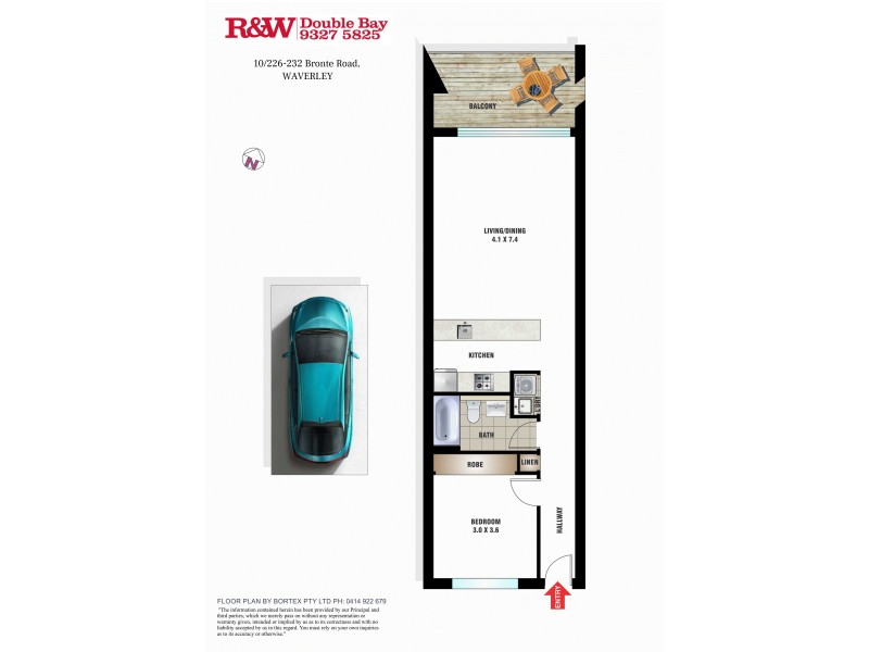 10/226-232 Bronte Road, Waverley NSW 2024 Floorplan