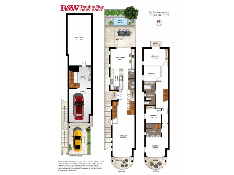 7A Eastern Avenue, Dover Heights NSW 2030 Floorplan