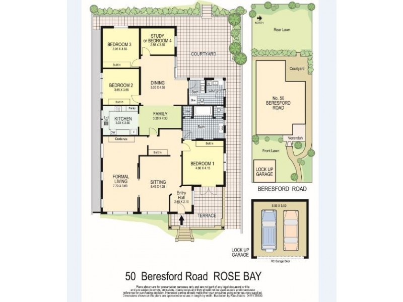 50 Beresford Road, Rose Bay NSW 2029 Floorplan