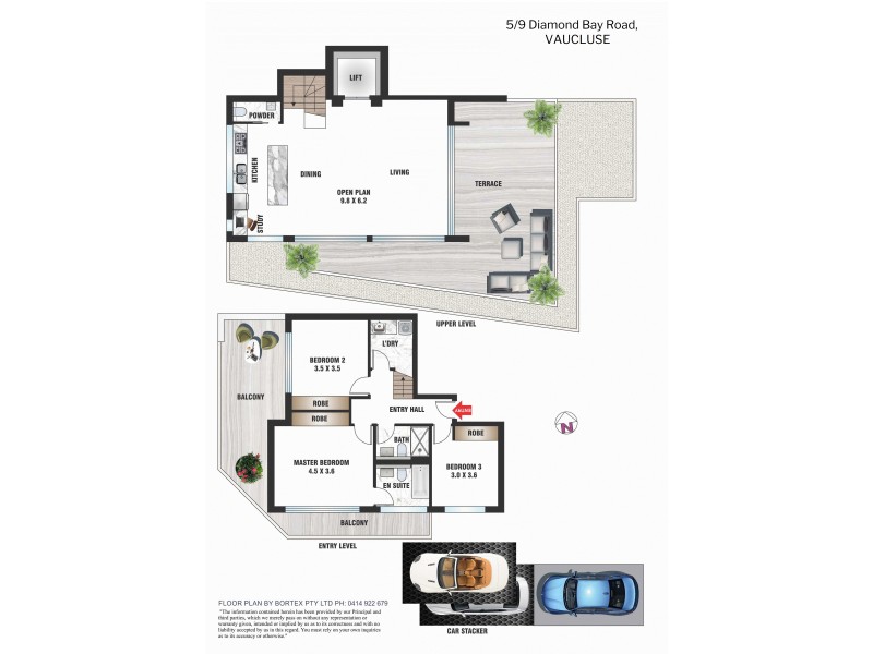 5/9 Diamond Bay Road, Vaucluse NSW 2030 Floorplan