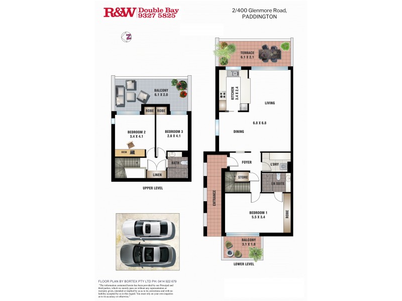 2/400 Glenmore Road, Paddington NSW 2021 Floorplan