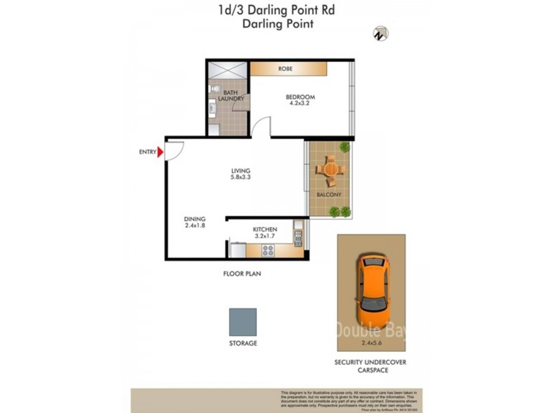 1D/3 Darling Point Road, Darling Point NSW 2027