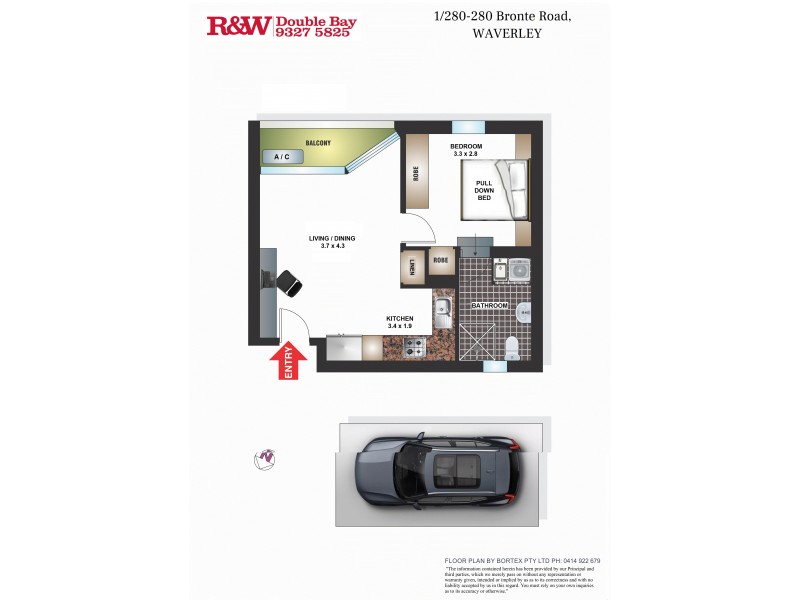 1/280-282 Bronte Road, Waverley NSW 2024 Floorplan