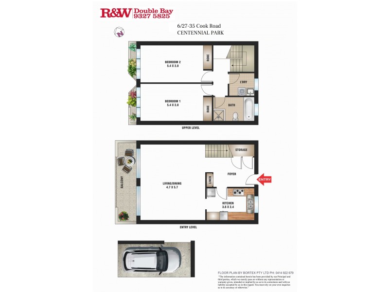 6/27-35 Cook Road, Centennial Park NSW 2021 Floorplan