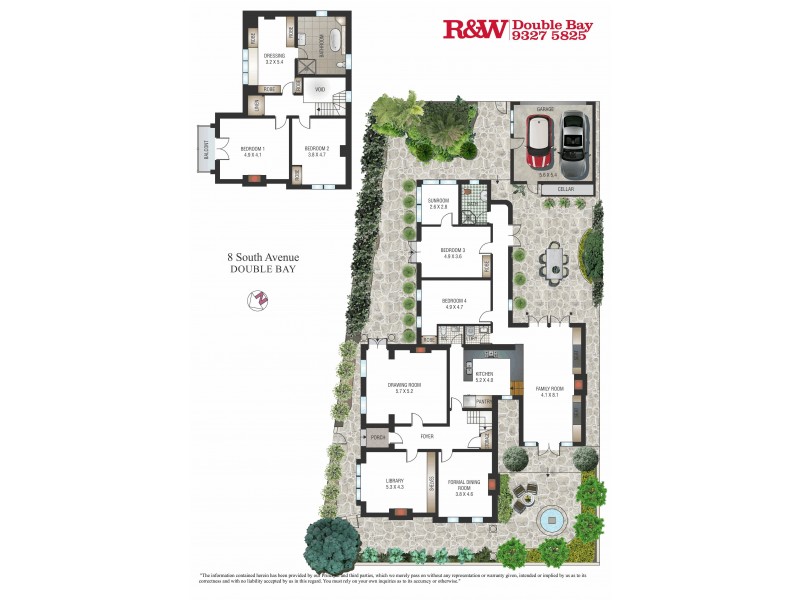 8 South Avenue, Double Bay NSW 2028 Floorplan