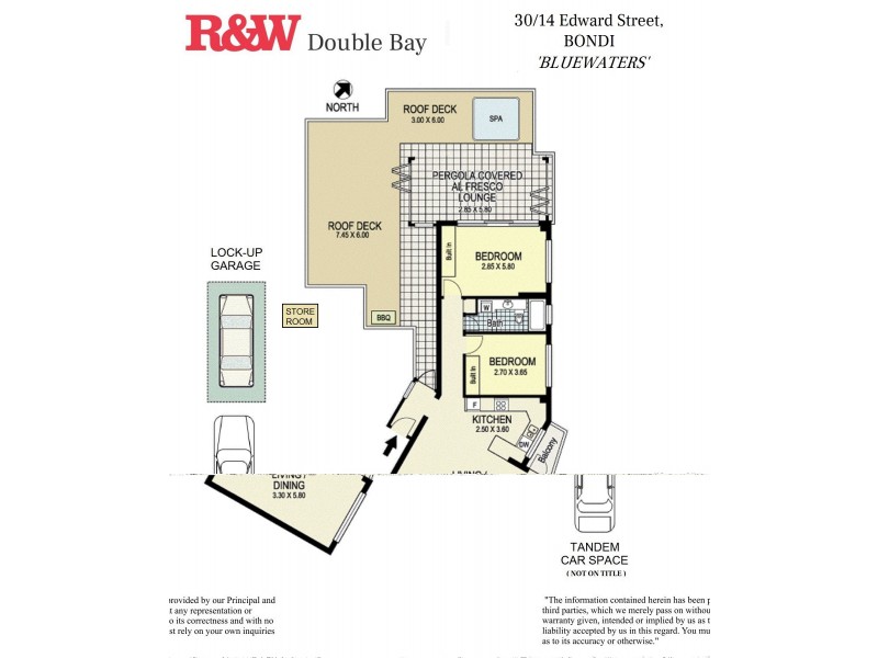 30/14 Edward Street, Bondi Beach NSW 2026 Floorplan
