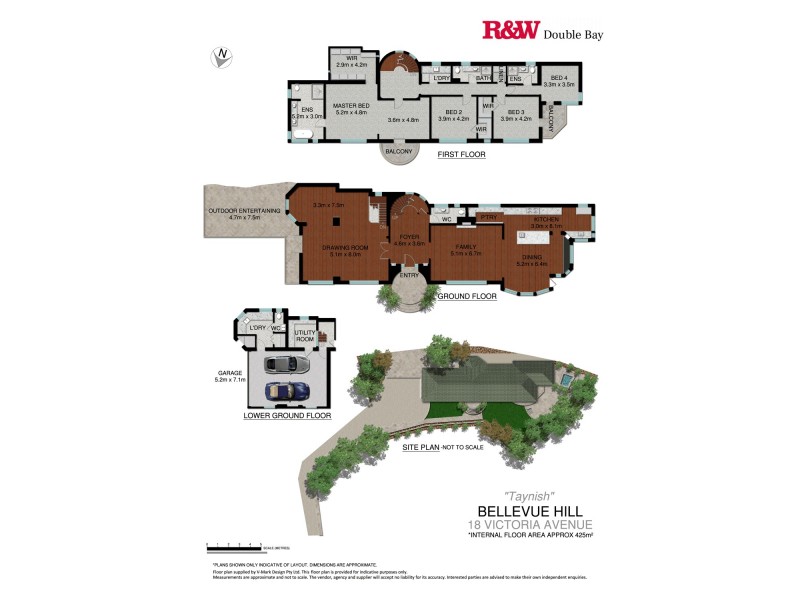 18 Victoria Road, Bellevue Hill NSW 2023 Floorplan