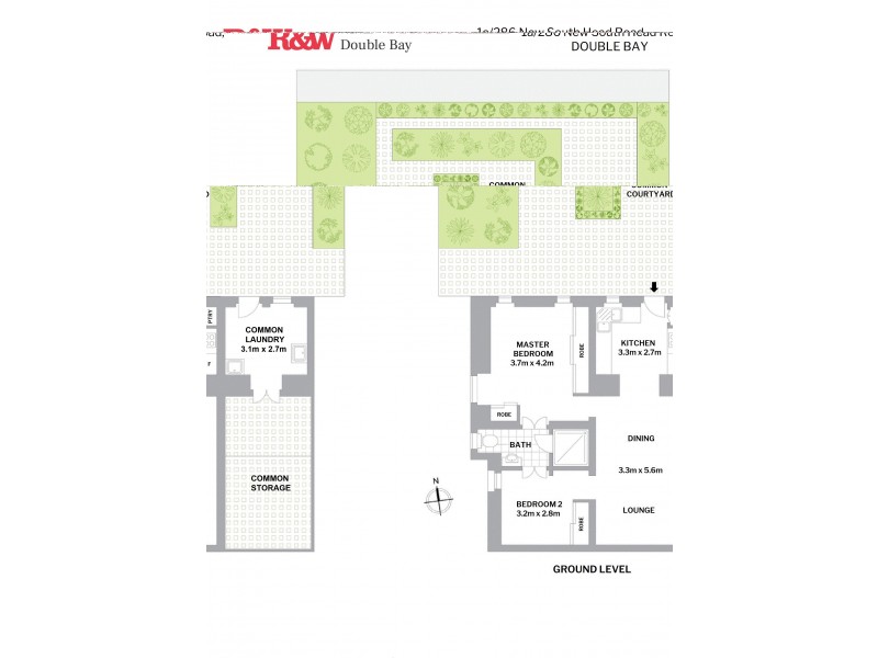 1a/286 New South Head Road, Double Bay NSW 2028 Floorplan