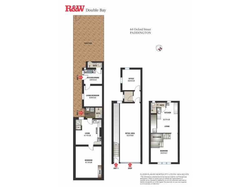 64 Oxford Street, Paddington NSW 2021 Floorplan