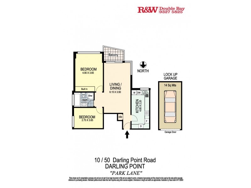 10/50 Darling Point Road, Darling Point NSW 2027 Floorplan