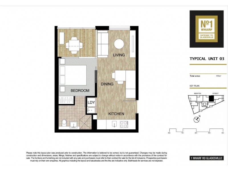 203/1  Wharf Road, Gladesville NSW 2111 Floorplan