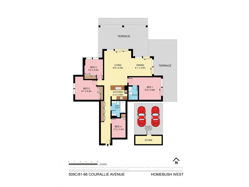 509C/81-86 Courallie Avenue, Homebush West NSW 2140 Floorplan