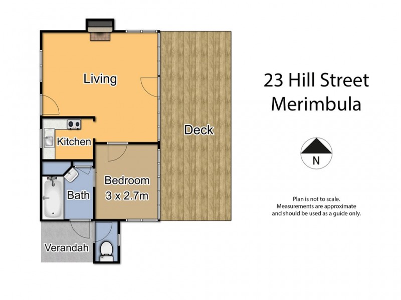 23 Hill St, Merimbula NSW 2548 Floorplan