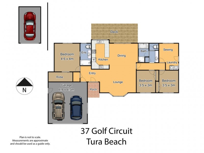 37 Golf Cct, Tura Beach NSW 2548 Floorplan