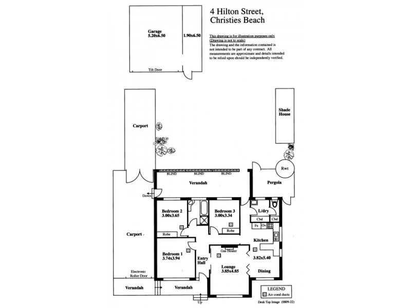 4 Hilton St, Christies Beach SA 5165 Floorplan