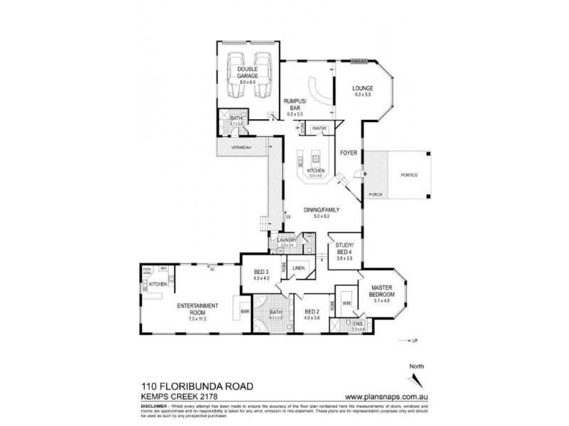 110 Floribunda Rd, Kemps Creek NSW 2178 Floorplan