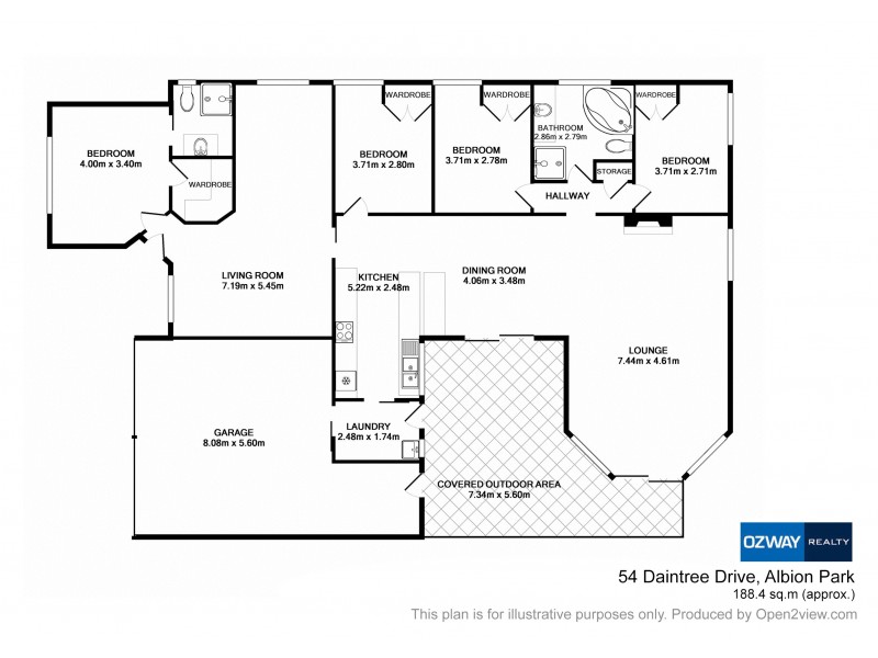 54 Daintree Dr, Albion Park NSW 2527 Floorplan