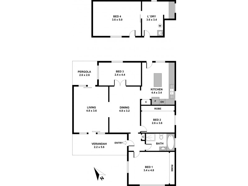 130 Stella St, Fairfield Heights NSW 2165 Floorplan