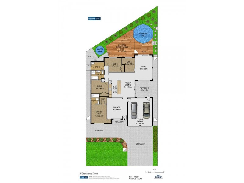 45 Dean Ave, Kanwal NSW 2259 Floorplan