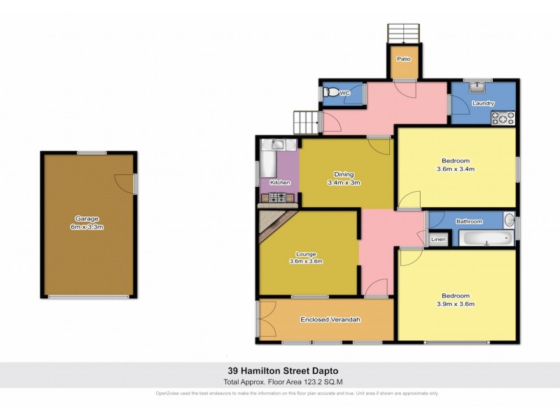 39 Hamilton St, Dapto NSW 2530 Floorplan