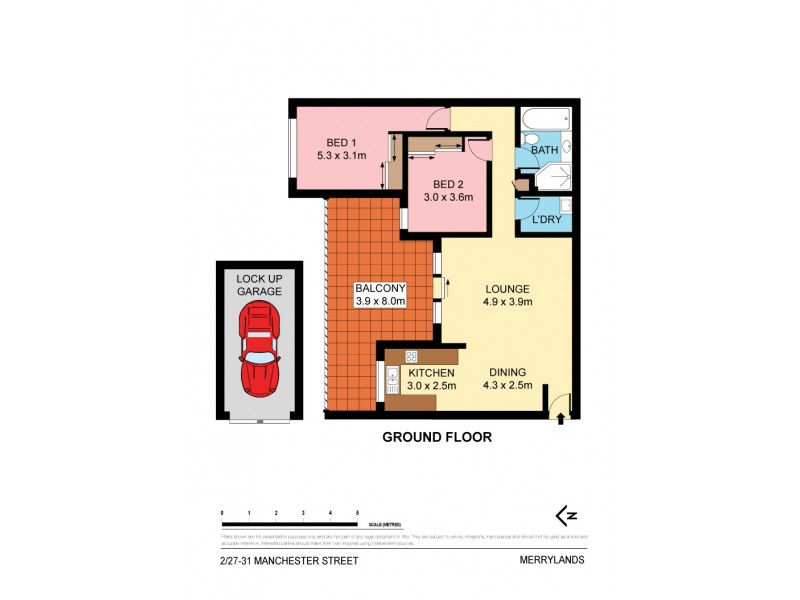 2/27-31 Manchester St, Merrylands NSW 2160 Floorplan