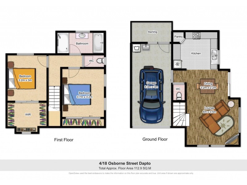 4/18 Osborne St, Dapto NSW 2530 Floorplan