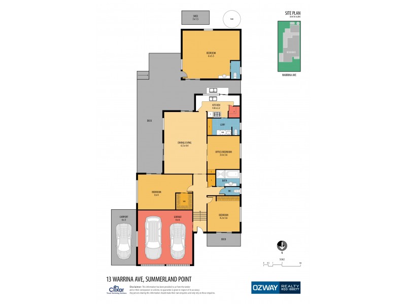 13 Warrina Ave, Summerland Point NSW 2259 Floorplan