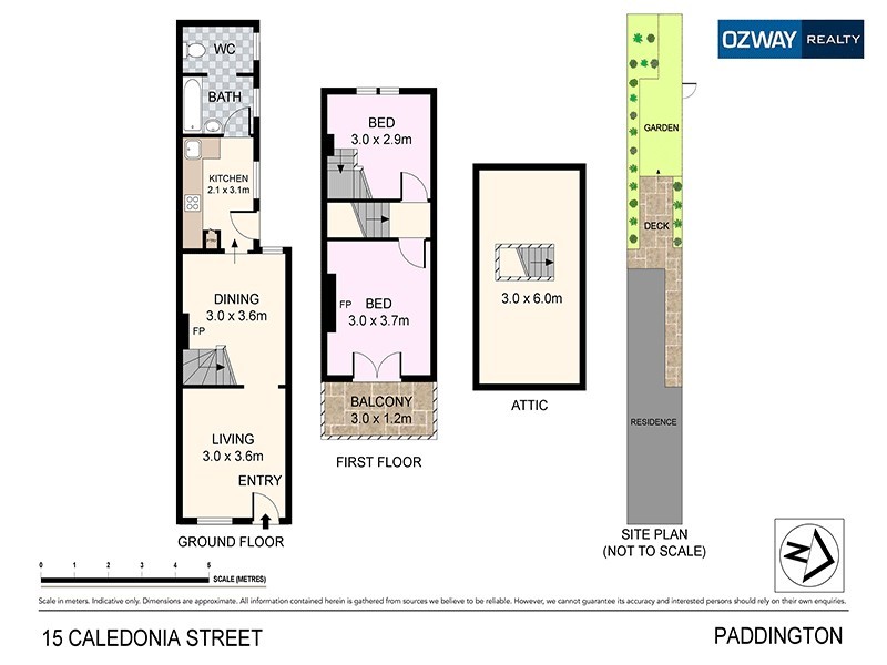 15 Caledonia Street, Paddington NSW 2021 Floorplan