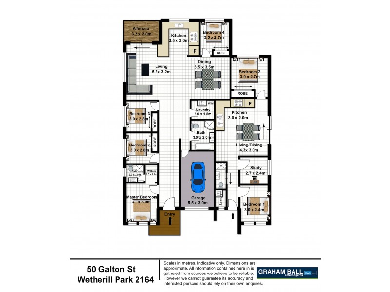 50 Galton Street, Wetherill Park NSW 2164 Floorplan