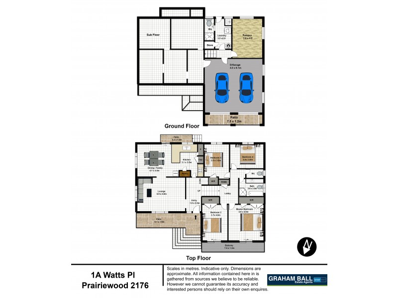 1A Watts Place, Prairiewood NSW 2176 Floorplan