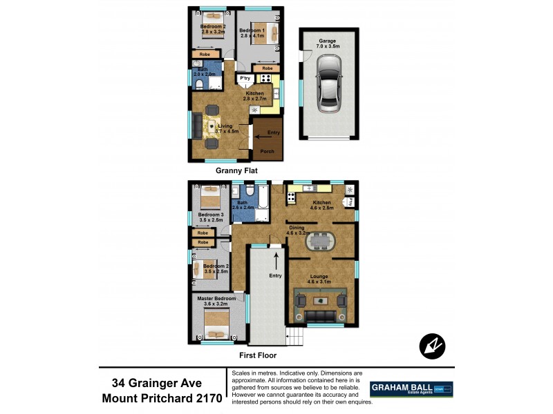 34 Grainger Avenue, Mount Pritchard NSW 2170 Floorplan