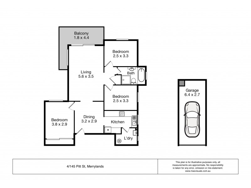 4/145 Pitt Street, Merrylands NSW 2160 Floorplan