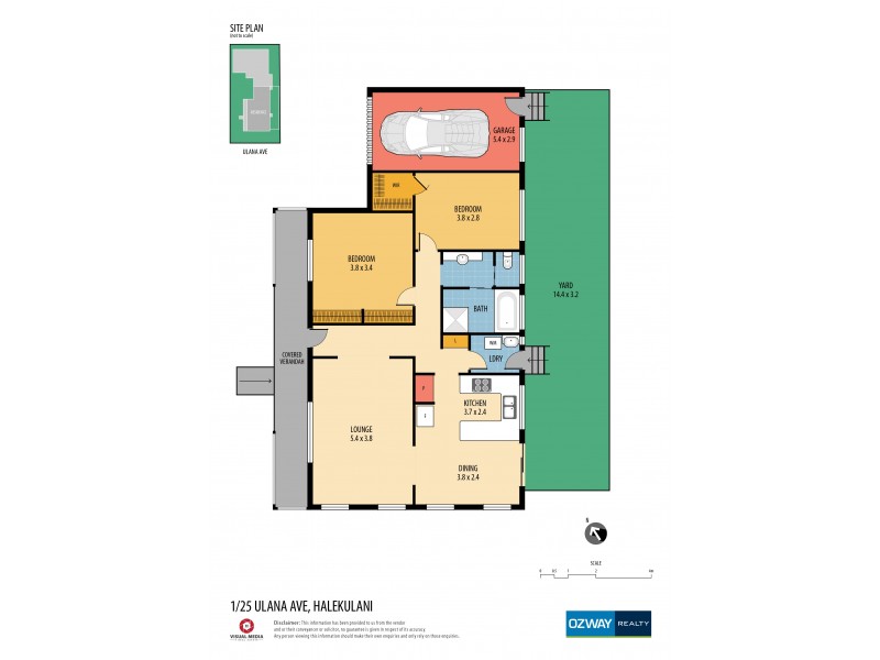 1/25 Ulana Avenue, Halekulani NSW 2262 Floorplan